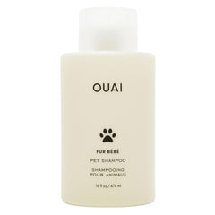 OUAI flacon avant élégant montrant format 16 Fl oz et bénéfice praticité
