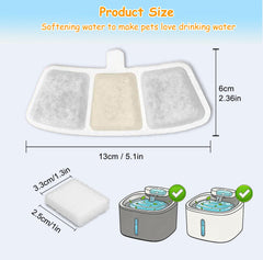 Gros plan OUPUSES montrant charbon actif et résine pour meilleure filtration