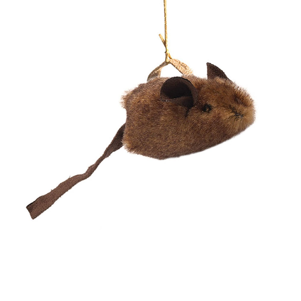 Our Pets souris suspendue en usage par un chat, stimule exercice et chasse