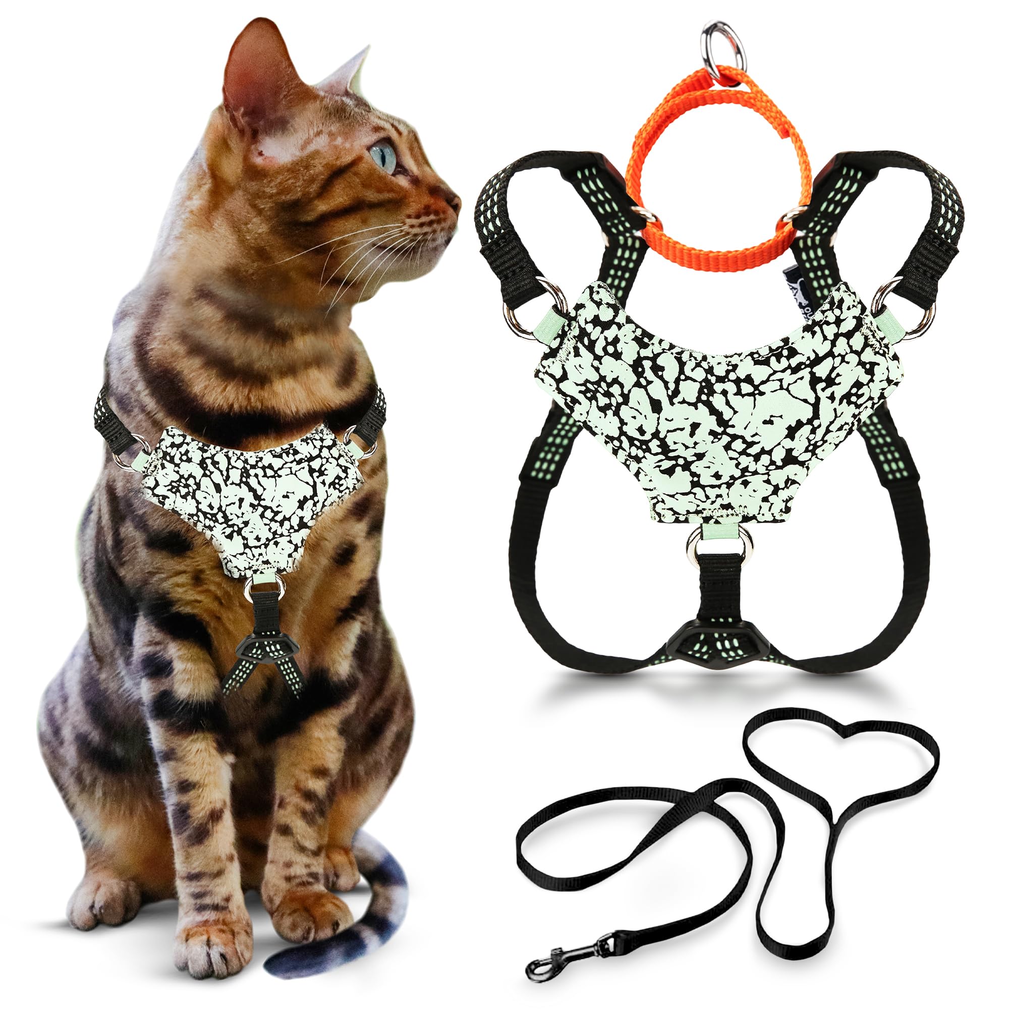 OutdoorBengal harnais face avant montrant maintien sûr