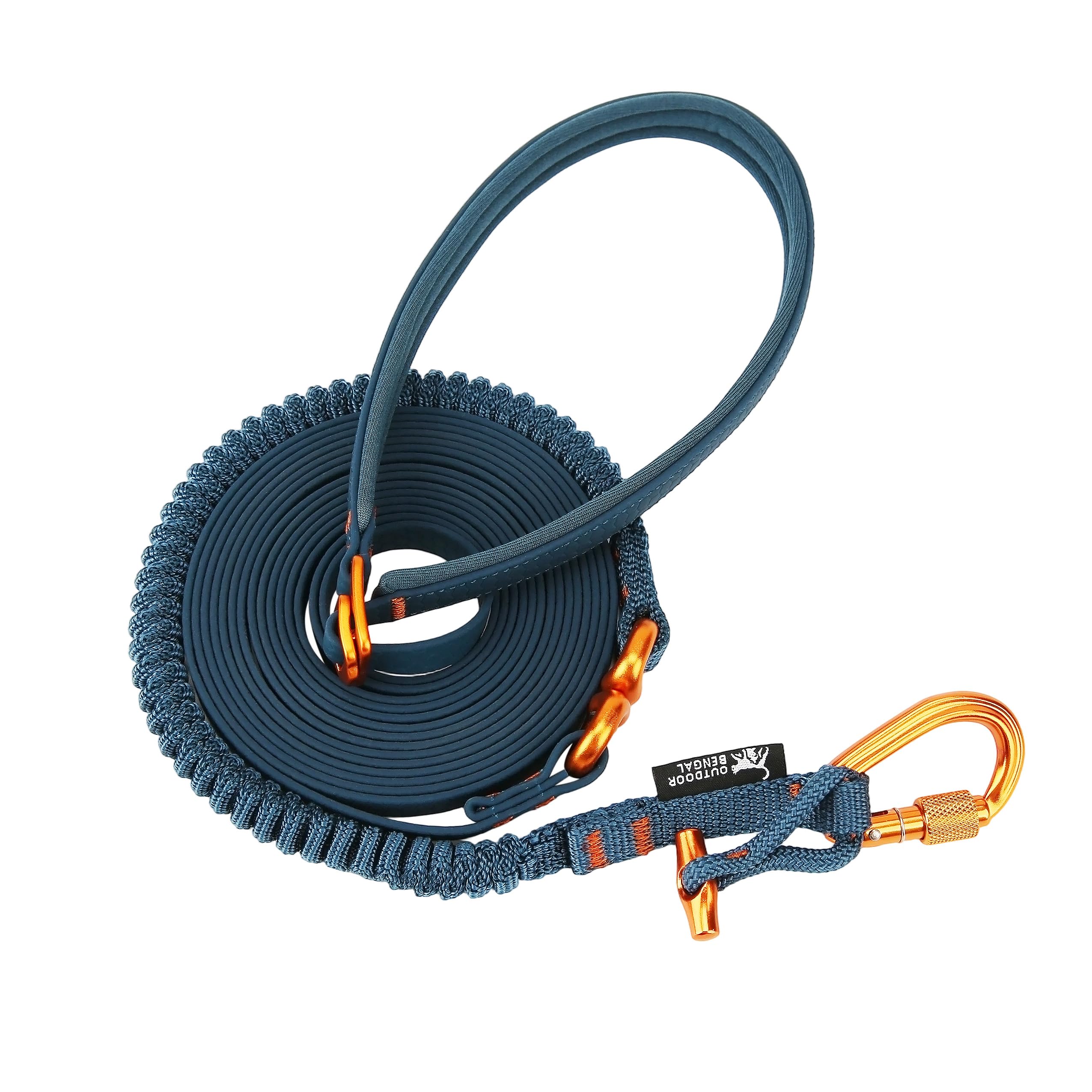 OutdoorBengal Kushma™ vue frontale navy montrant la longueur et le design léger
