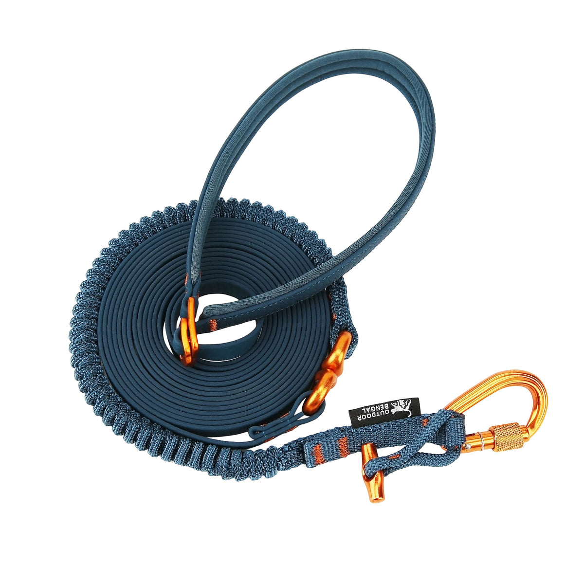 OutdoorBengal Kushma™ vue frontale navy montrant la longueur et le design léger