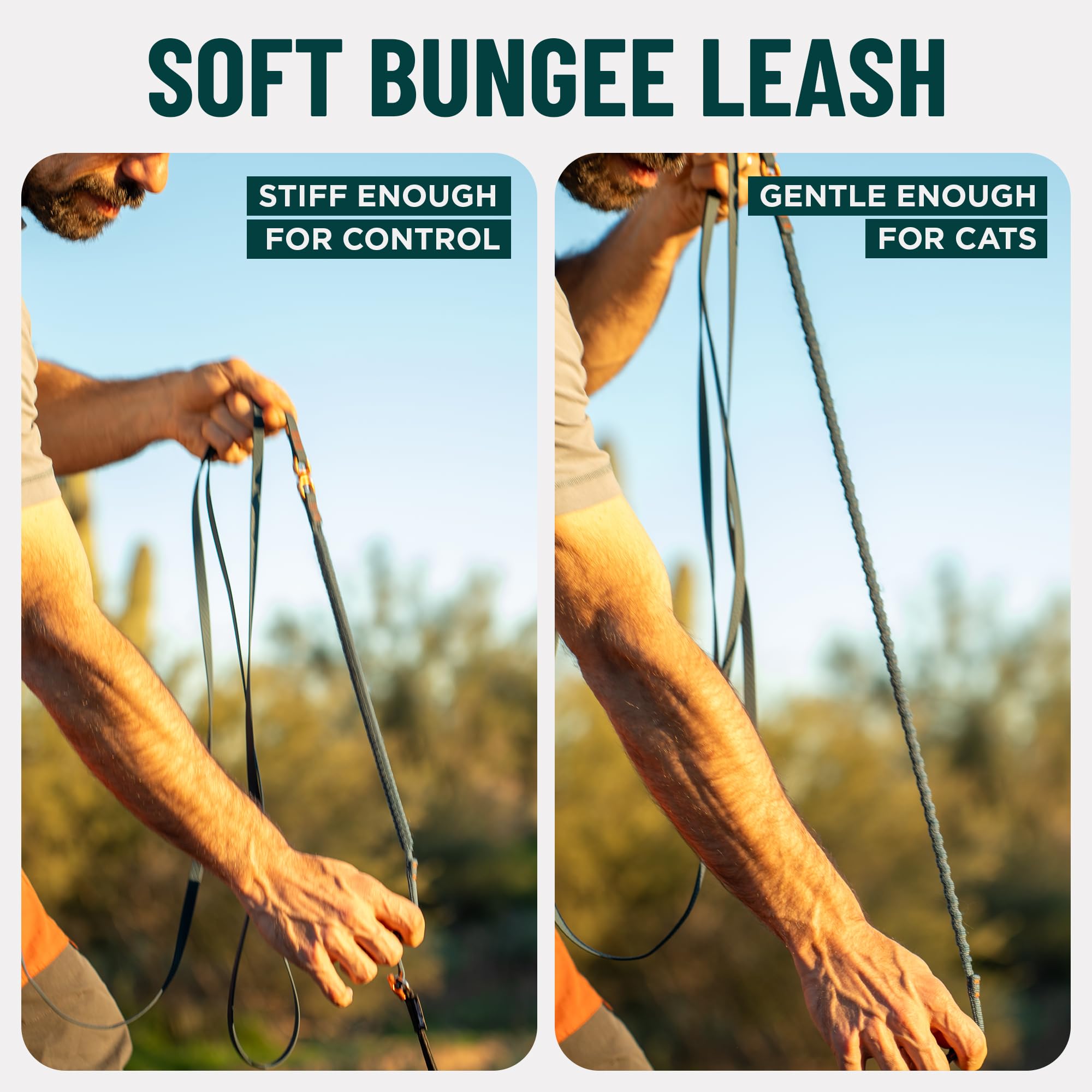 OutdoorBengal Kushma™ étalée sur herbe pour illustrer la portée de 14 pieds