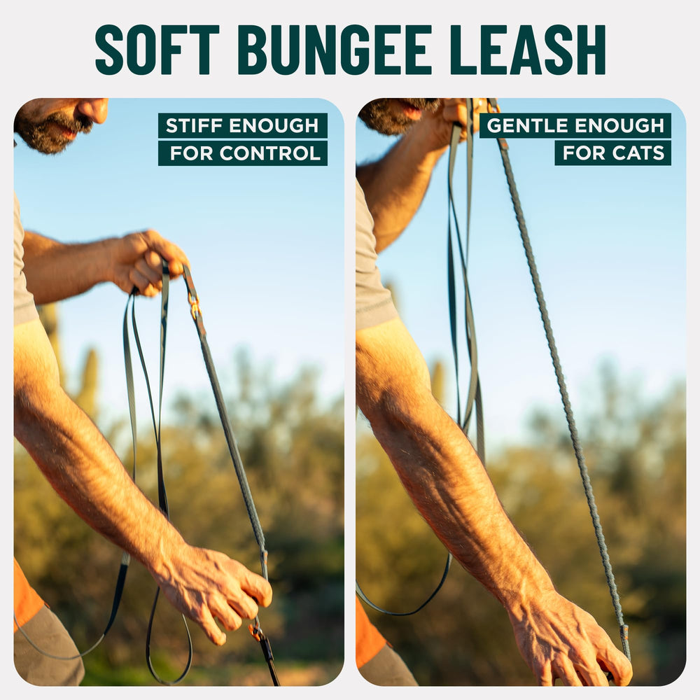 OutdoorBengal Kushma™ étalée sur herbe pour illustrer la portée de 14 pieds