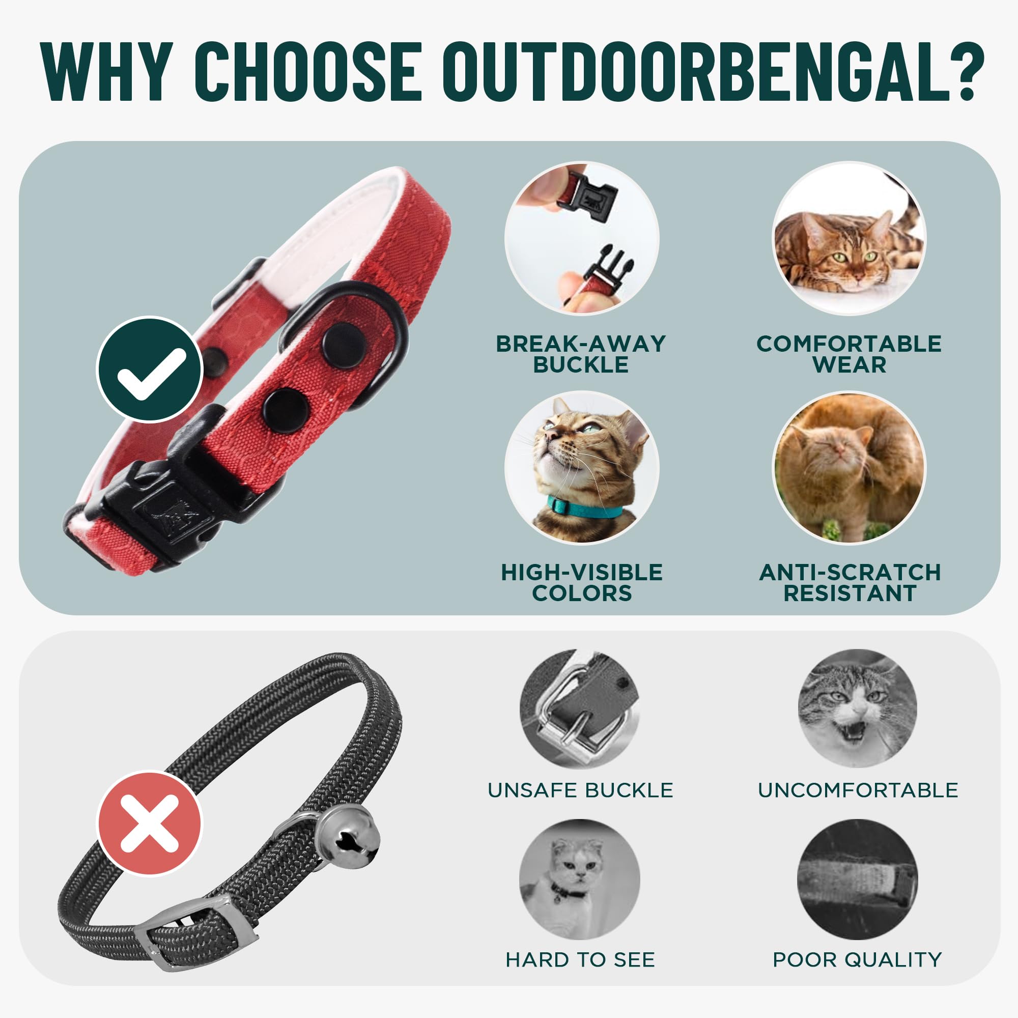OutdoorBengal rembourrage intérieur doux pour confort du chat