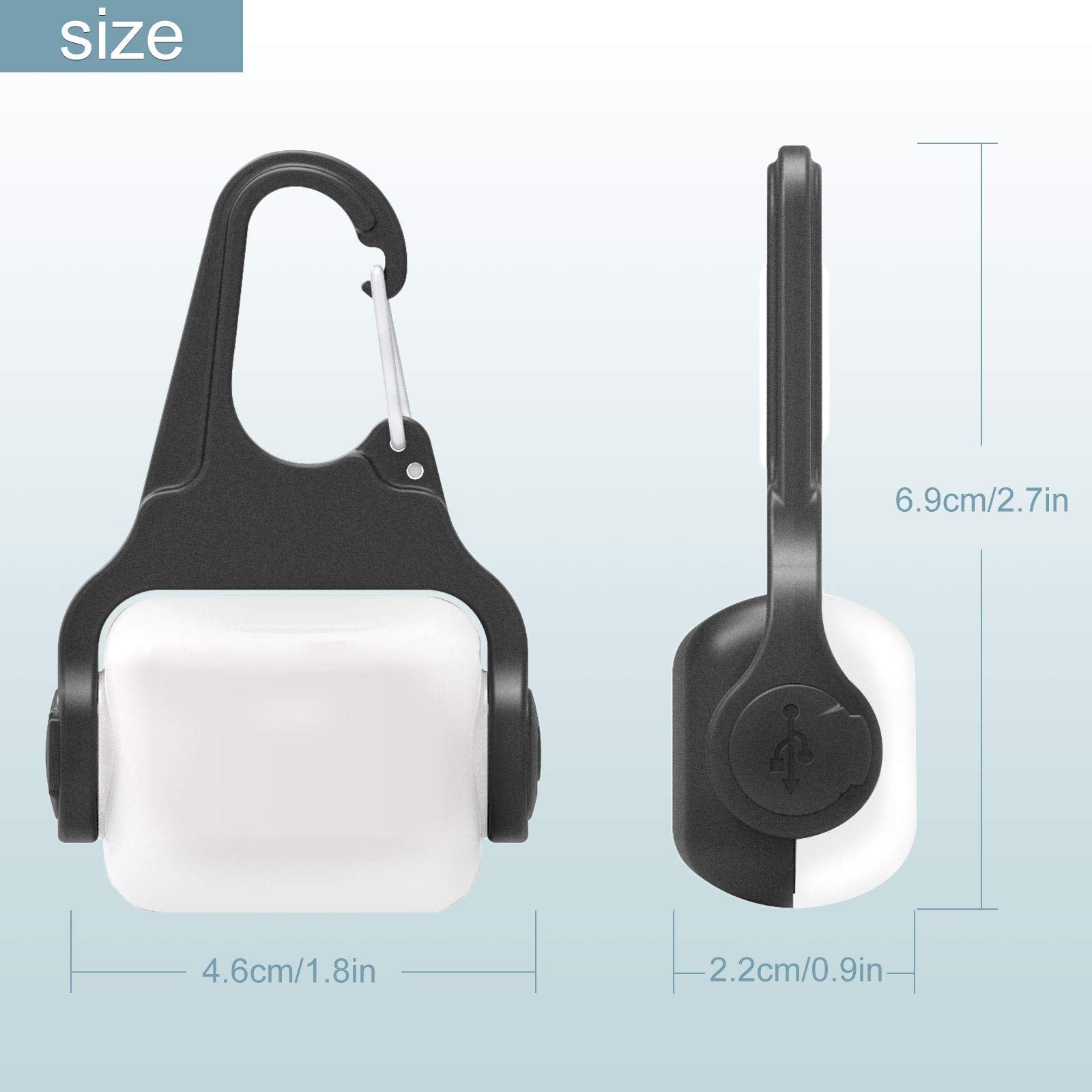 Outopest lampe en camping visibilité et tranquillité