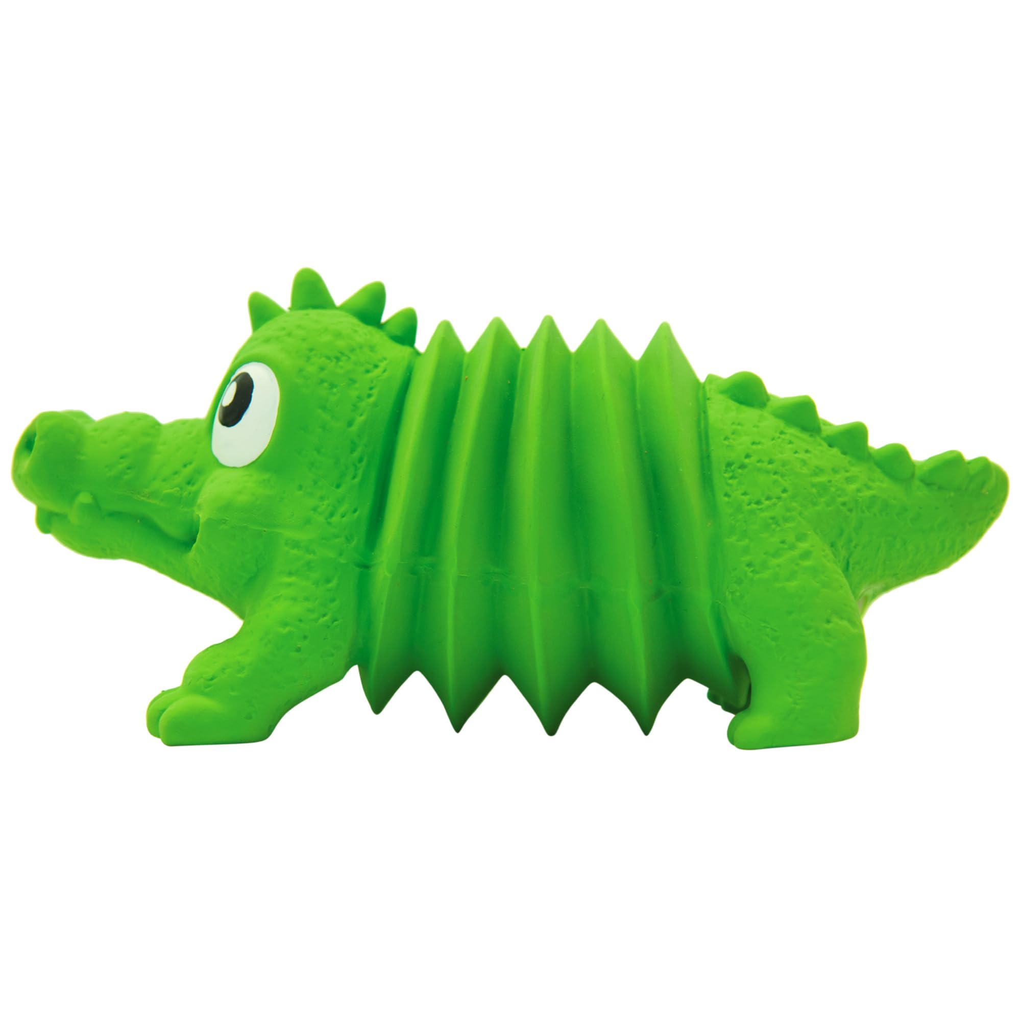 Outward Hound alligator sur emballage montrant design attractif et fonctionnalité sonore