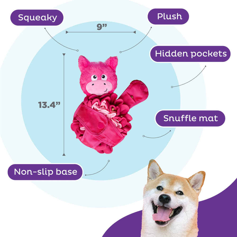 Outward Hound poches cachées ouvertes pour dissimuler friandises et stimuler recherche