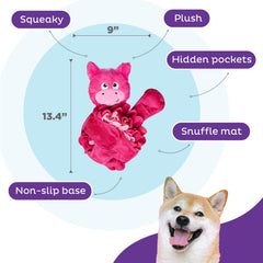 Outward Hound poches cachées ouvertes pour dissimuler friandises et stimuler recherche