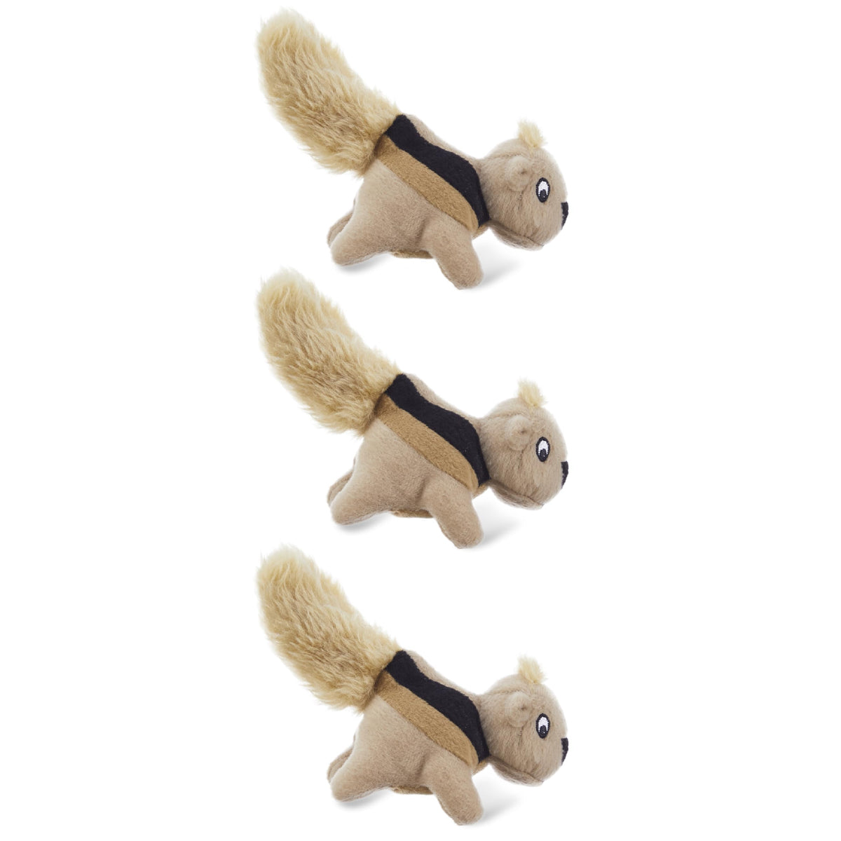 Outward Hound peluche écureuils pack face pour amusement rapide