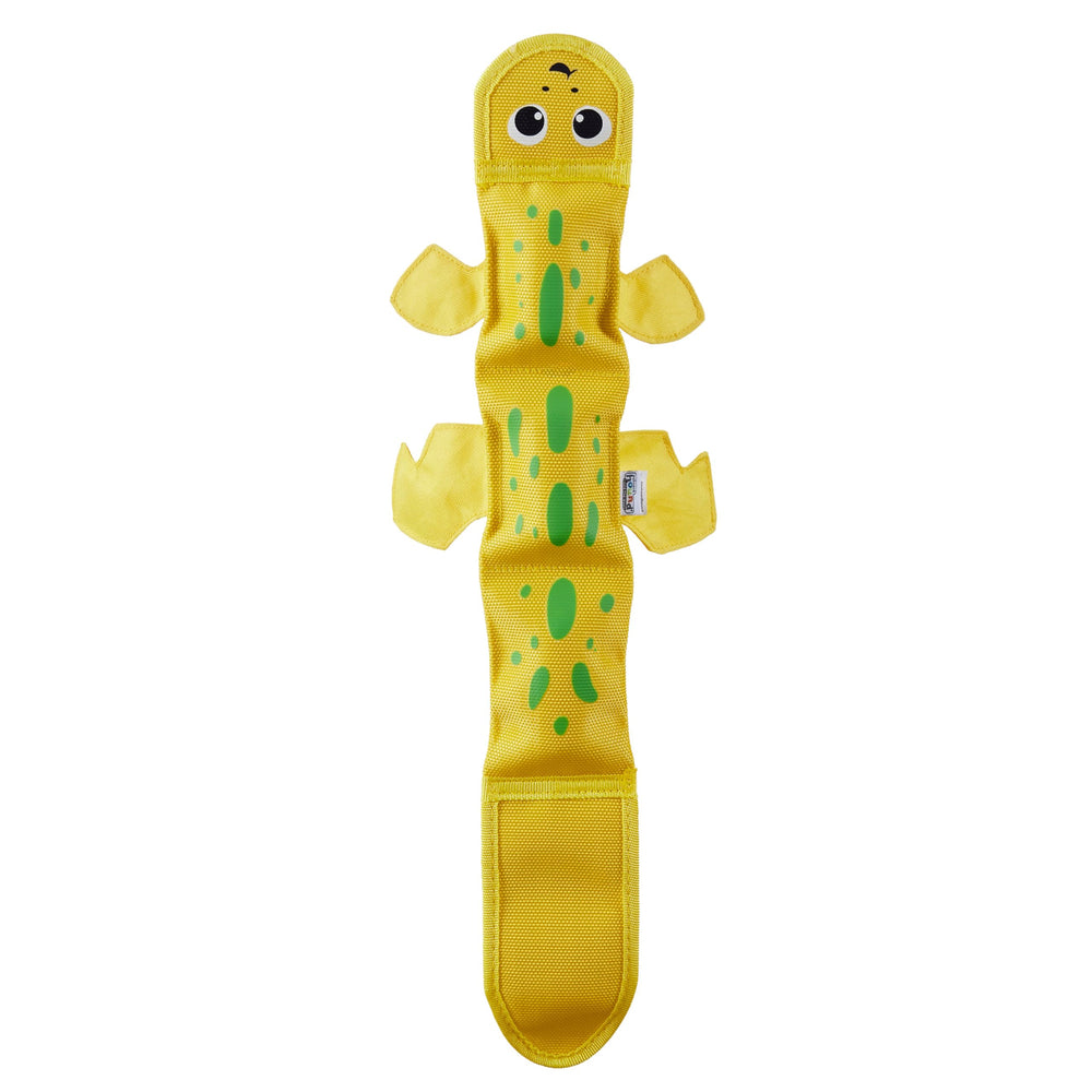 Outward Hound face avant du jouet lizard 24" montrant la forme et attrait