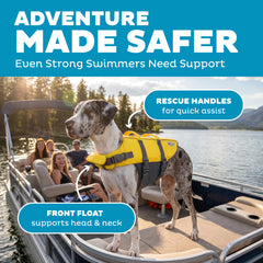 Outward Hound gros plan mousse ripstop garantissant flottabilité durable