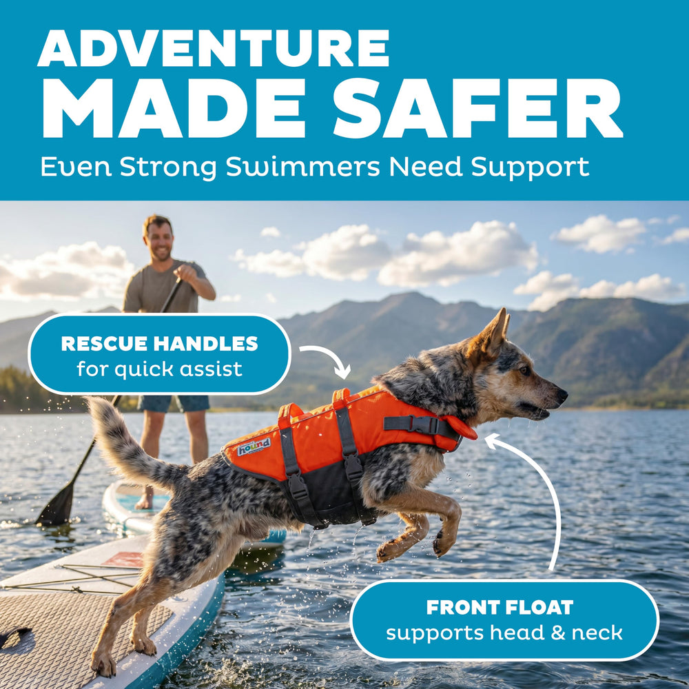 Outward Hound gros plan mousse de flottaison, soutien confortable