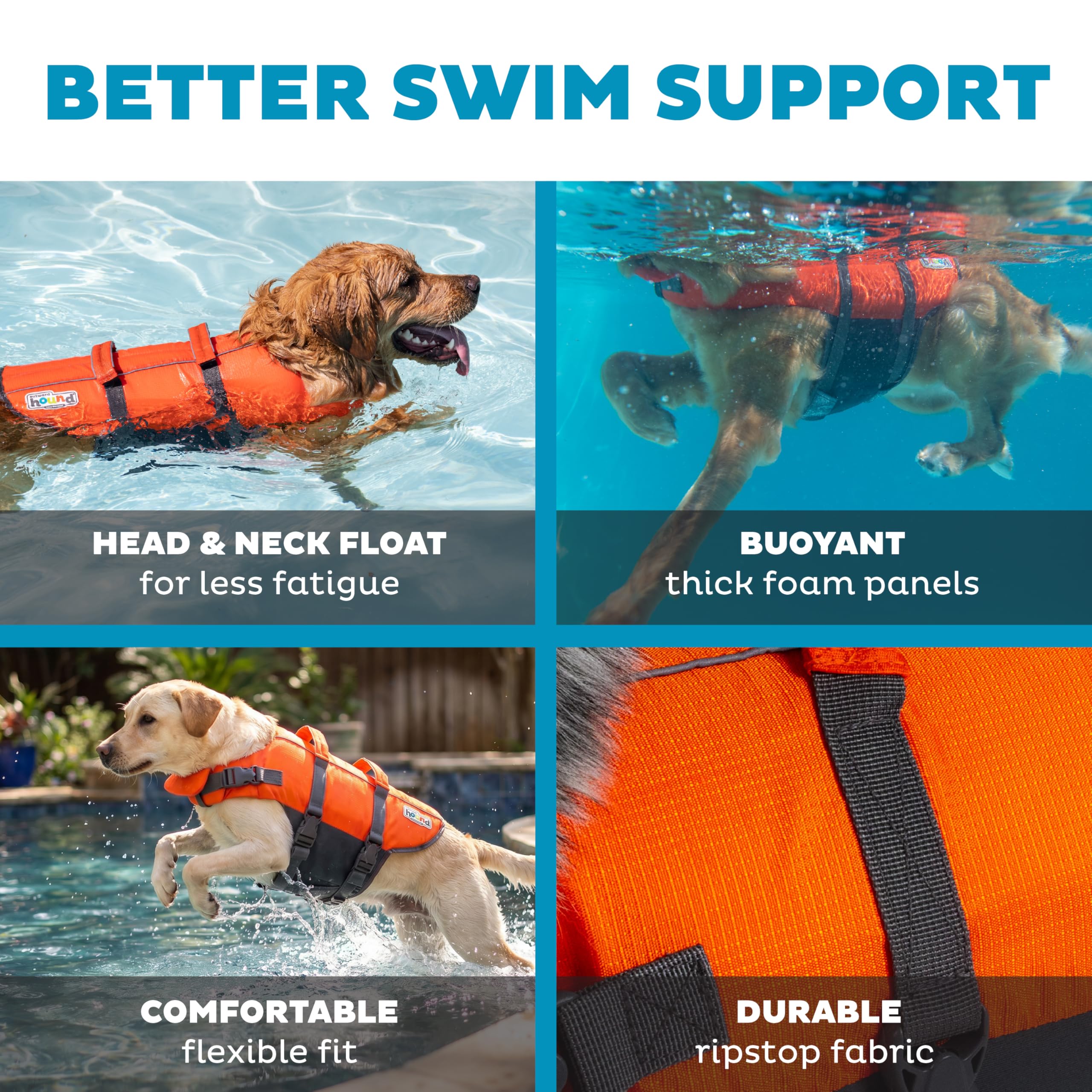 Outward Hound poignée supérieure solide pour levage et assistance rapide