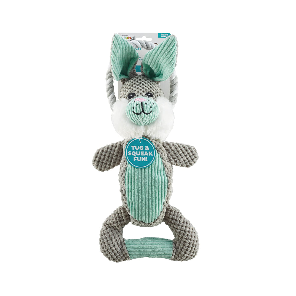 Outward Hound lapin gros plan texture montrant renforts et solidité