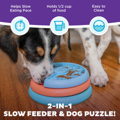 Outward Hound vue supérieure des textures rainurées favorisant le léchage