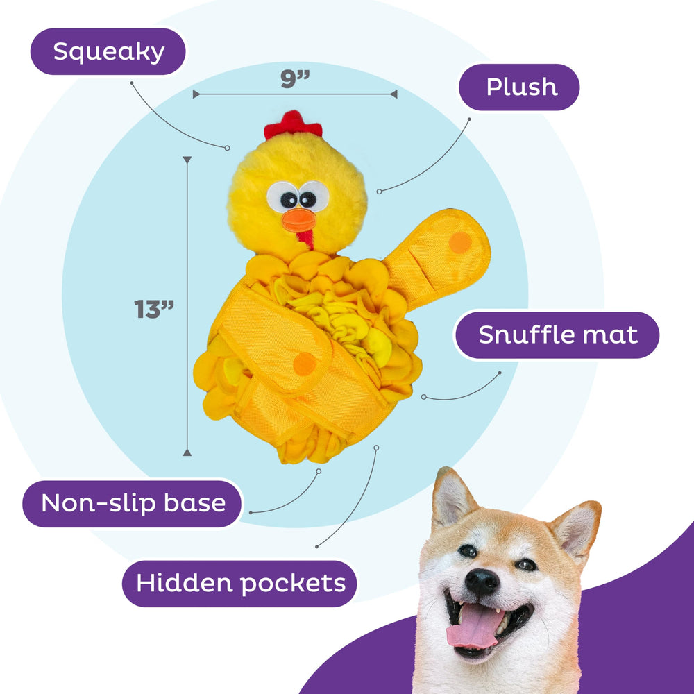 Outward Hound gros plan matière snuffle idéale pour cacher friandises