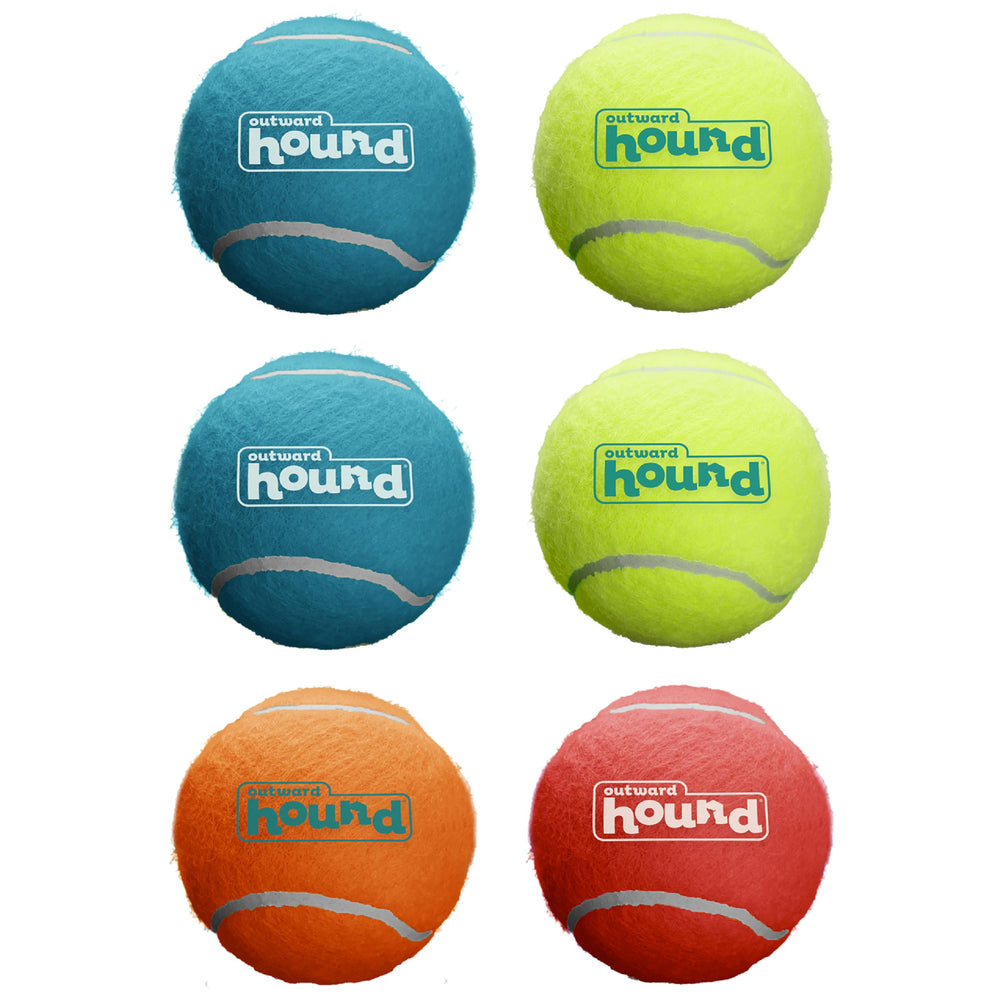 Outward Hound packaging avant montrant le pack de 6 et la taille medium benefit jouabilité