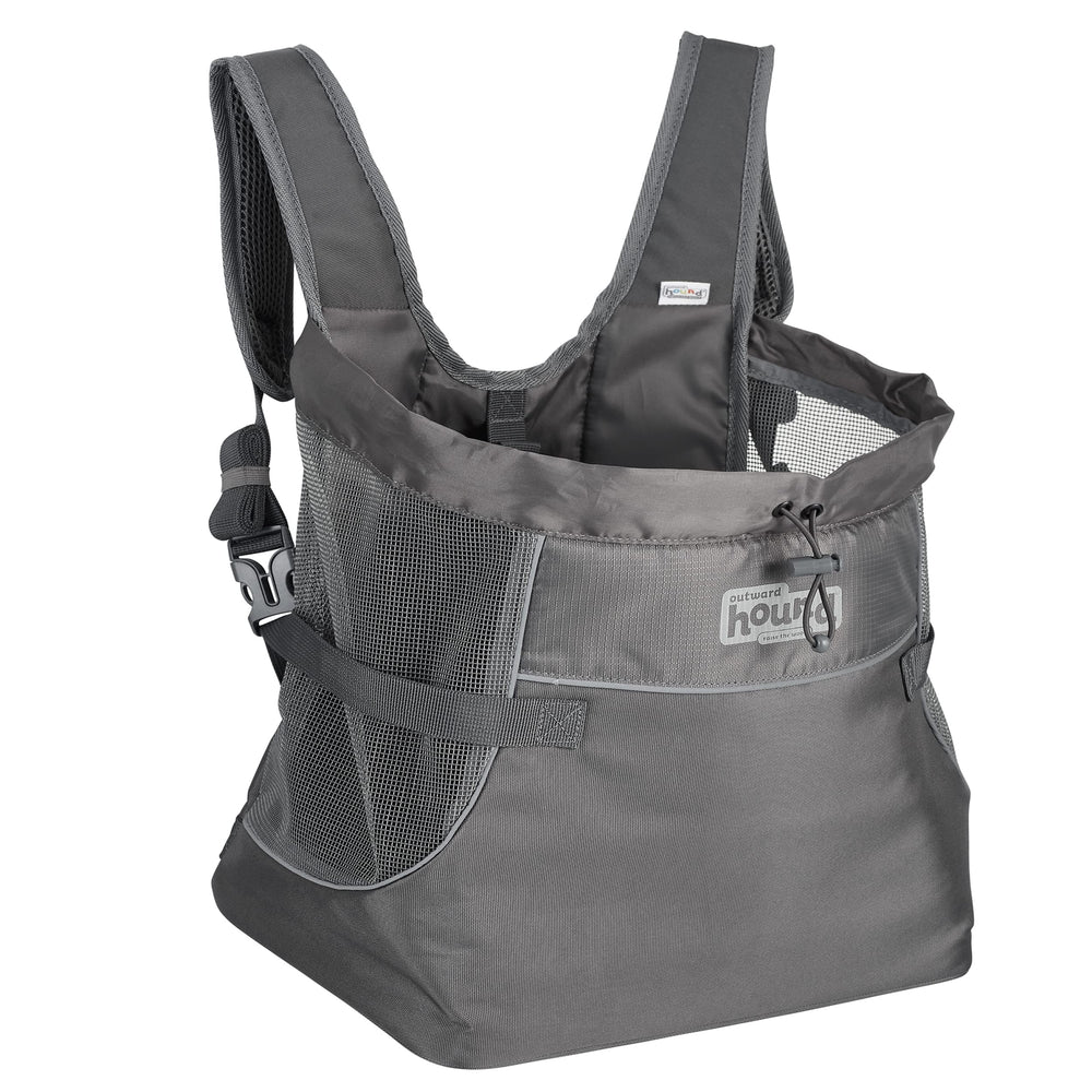 Outward Hound porte‑chien avant montrant la façade et maintien confortable
