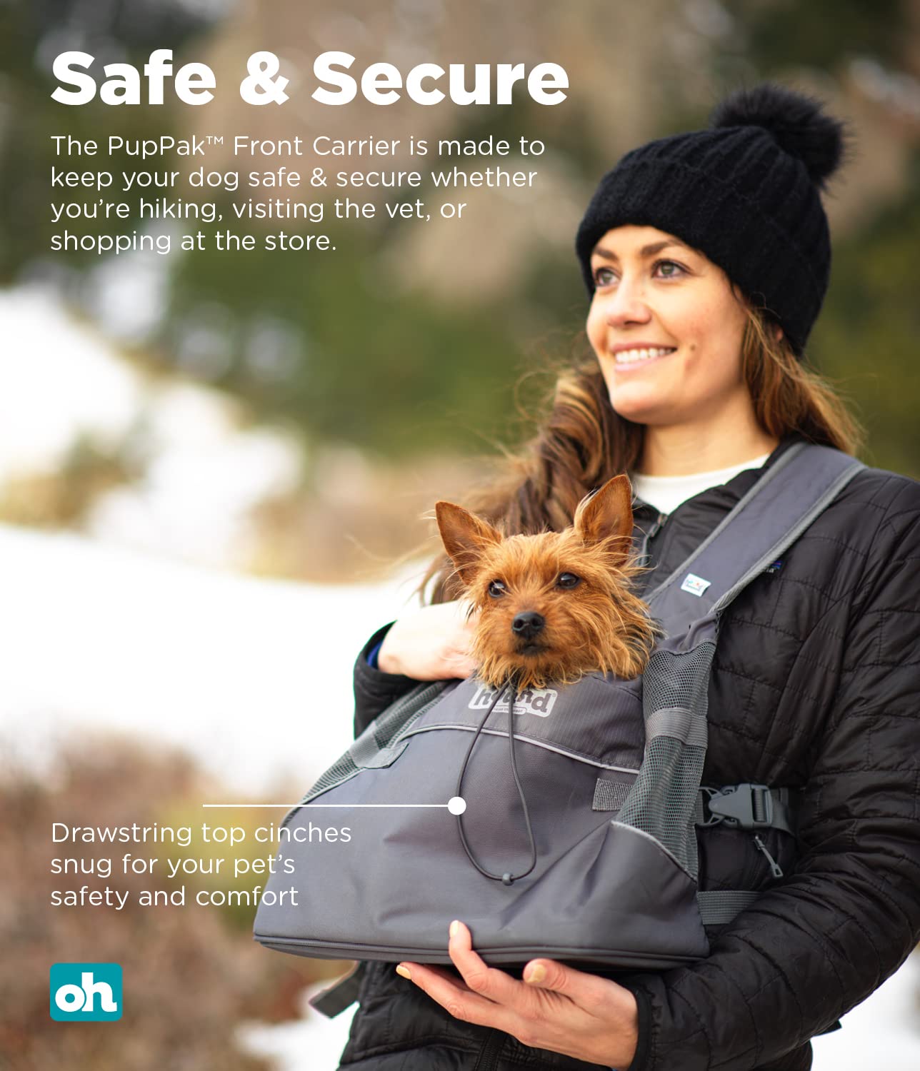 Outward Hound cordon supérieur serré pour empêcher les sauts