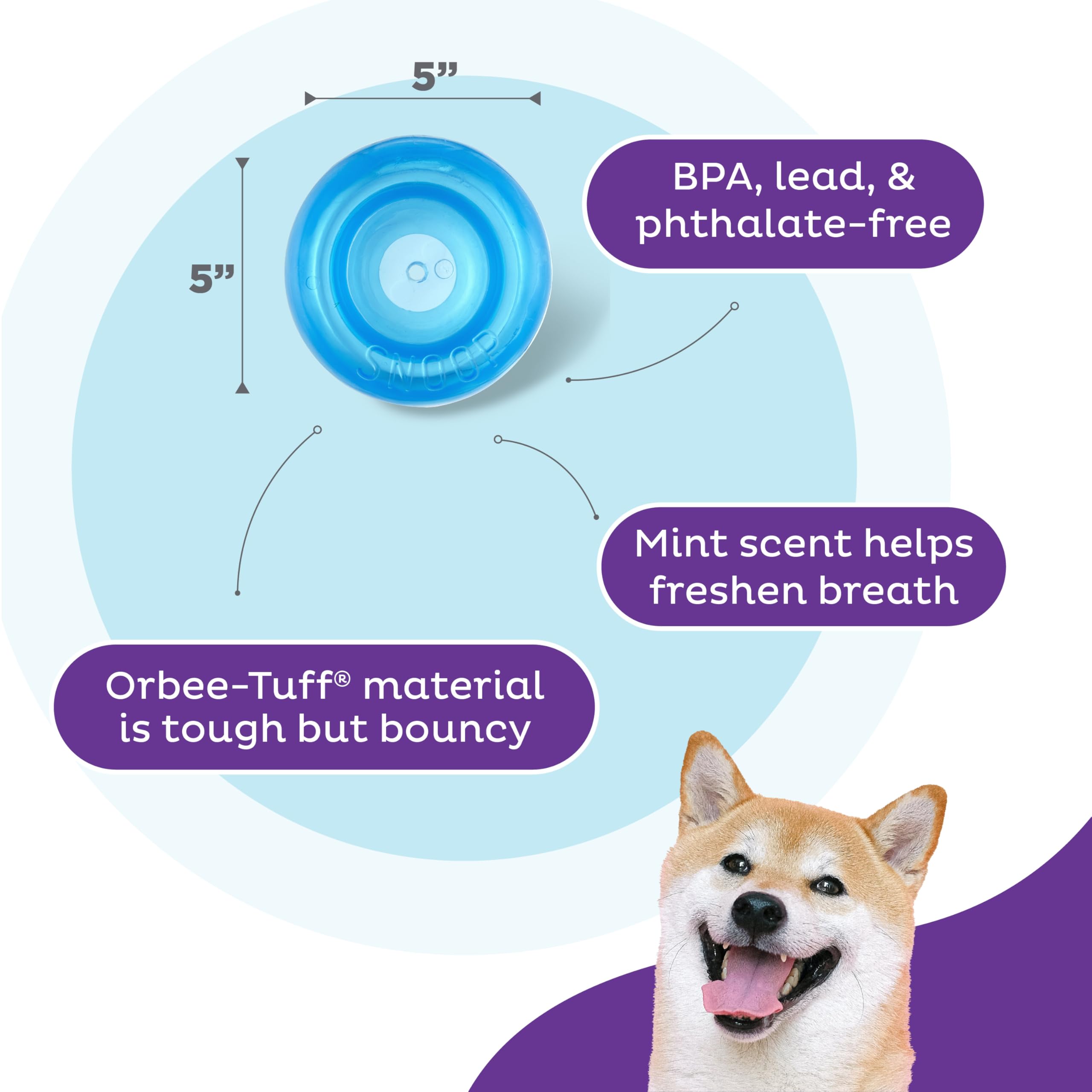 Outward Hound Snoop ouvert rempli de friandises pour un jeu motivant