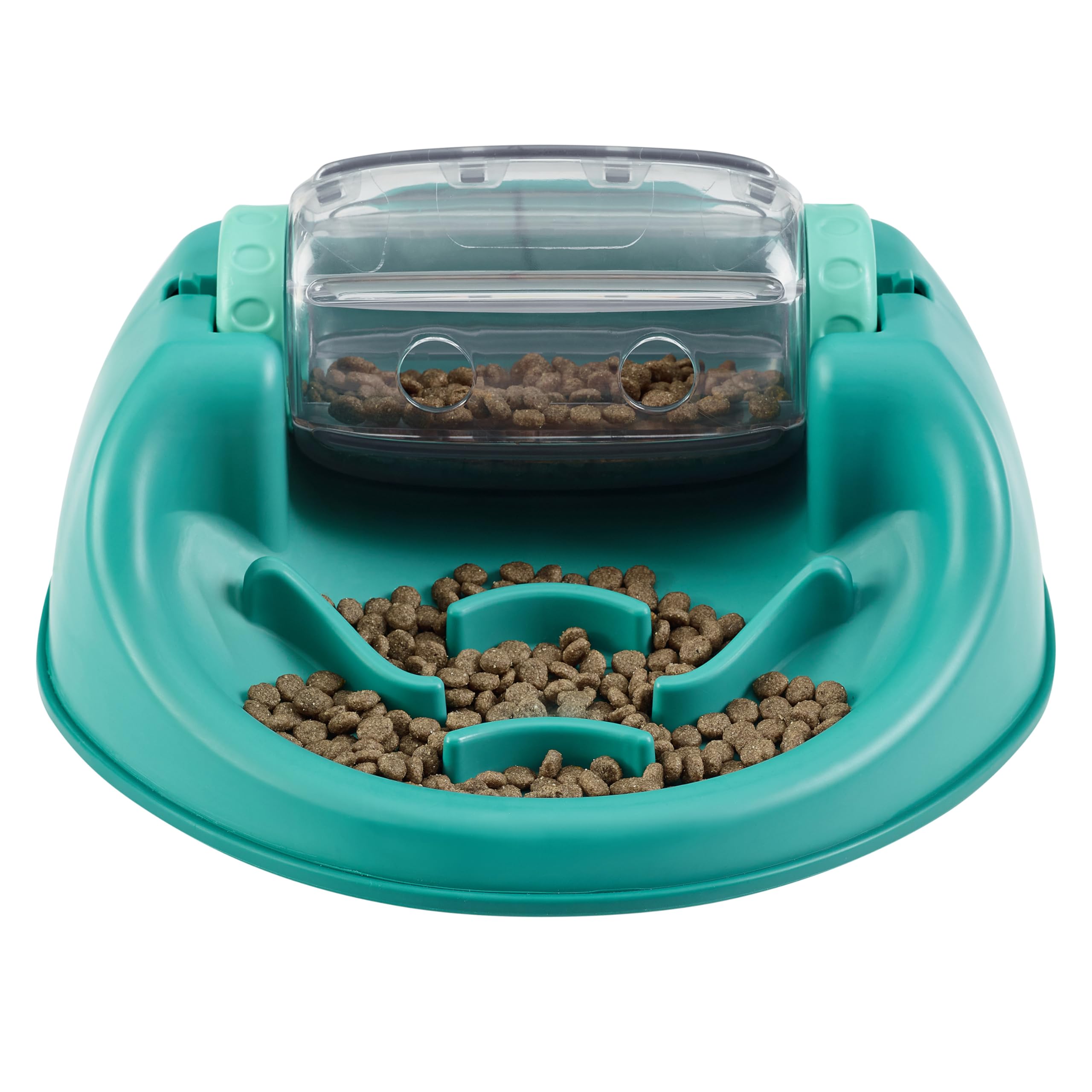 Outward Hound vue avant du Spin N' Eat montrant le design pratique et ludique