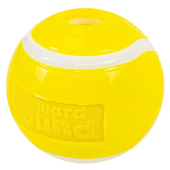 Outward Hound vue avant de la balle Sport Ballz montrant forme et couleur bénéfique pour jeu