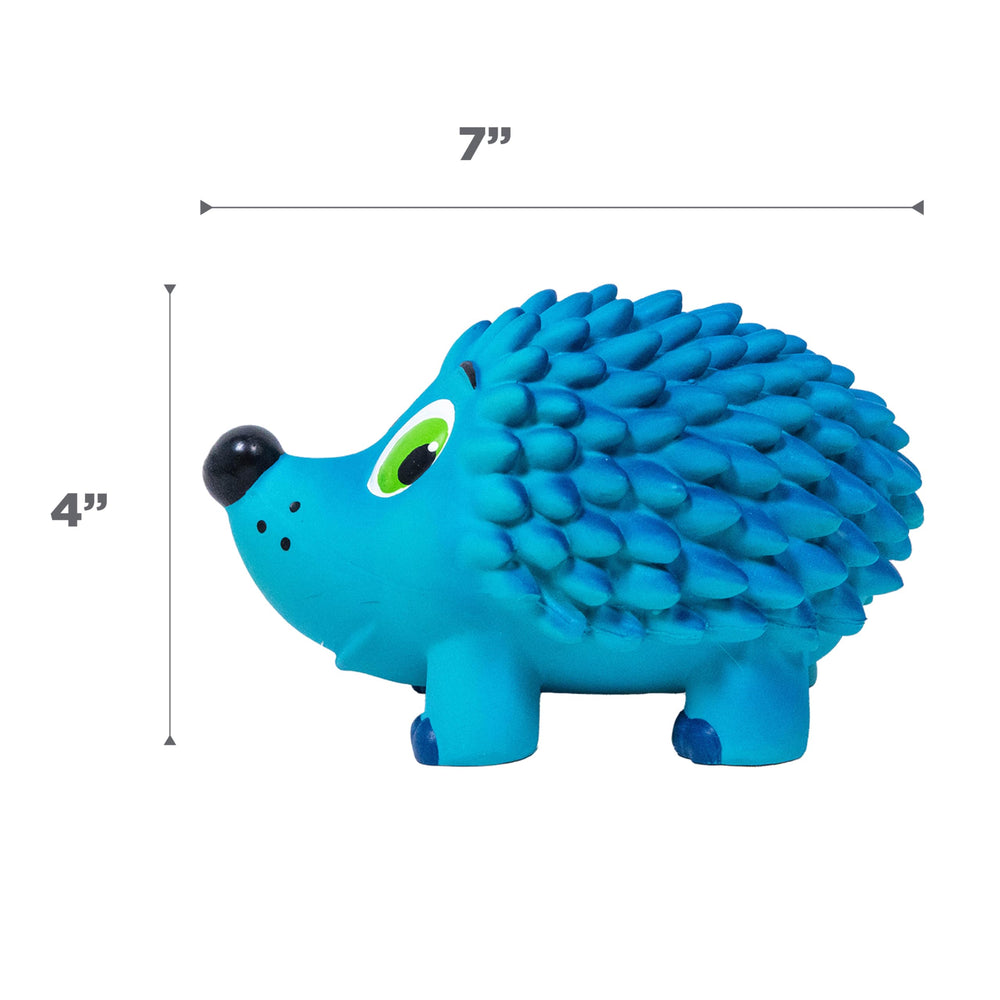 Outward Hound Tootiez Hedgehog posé en salon, divertissement intérieur sécurisé