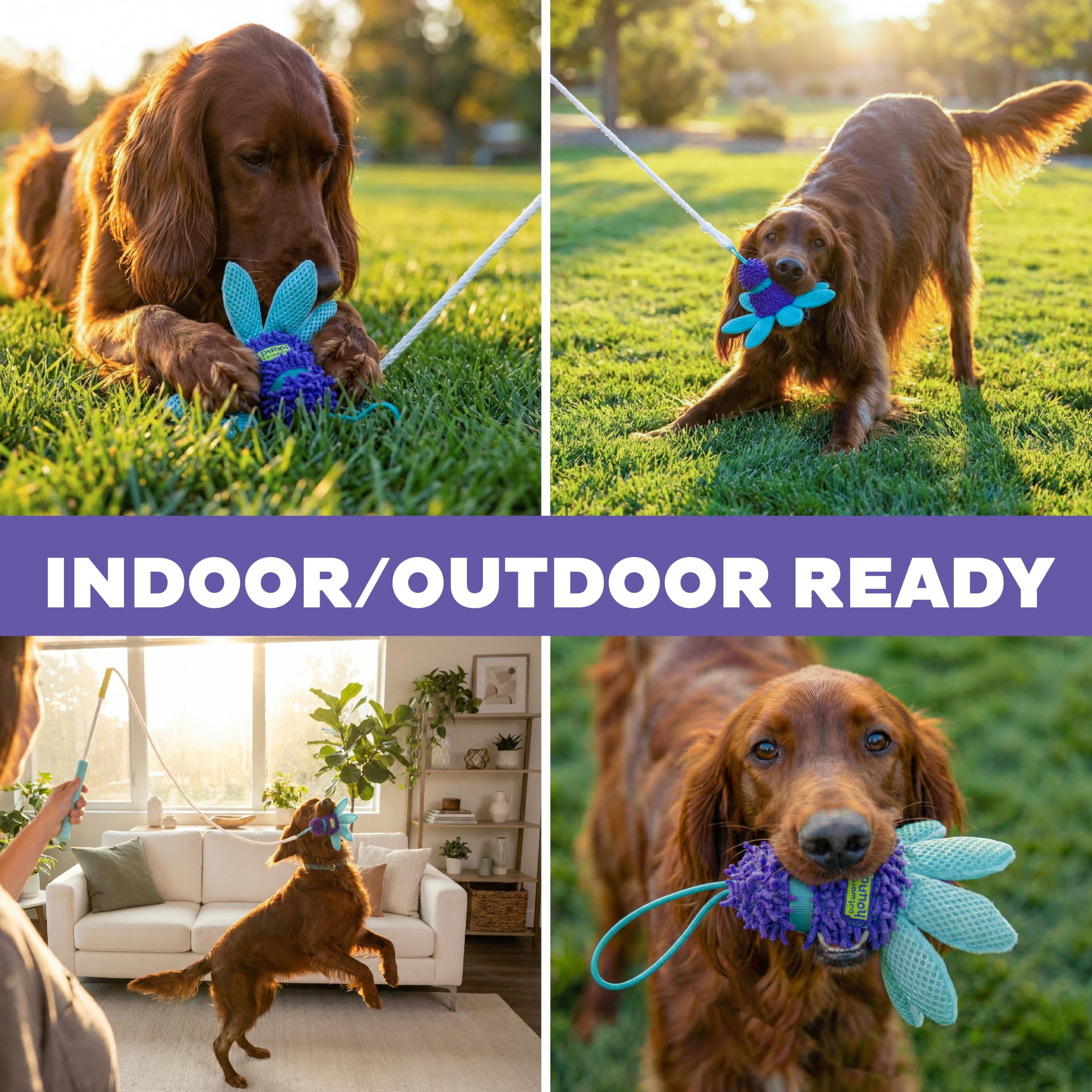 Outward Hound canne tenue en main, facilite lancers légers et contrôlés