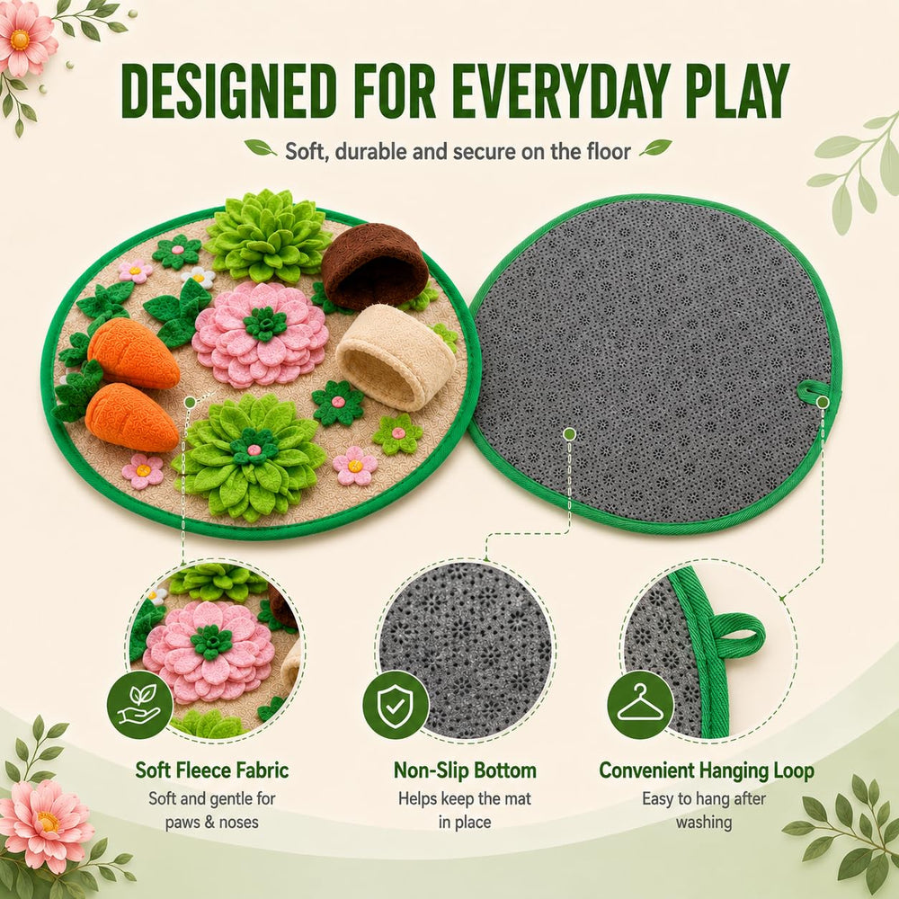 OVMKOV lapin utilisant le tapis pour manger plus lentement