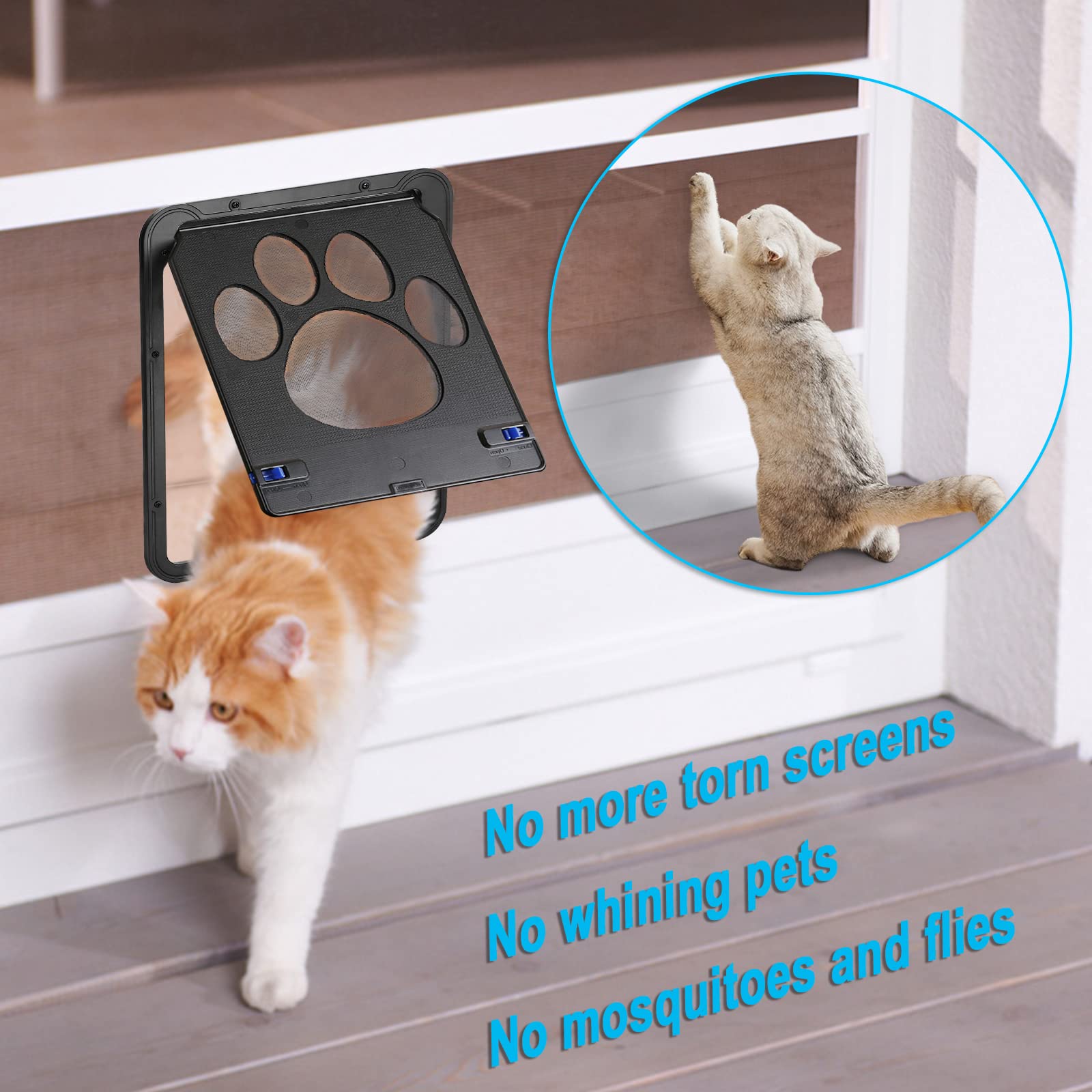 Ownpets détail du mécanisme verrouillable pour sécurité et contrôle