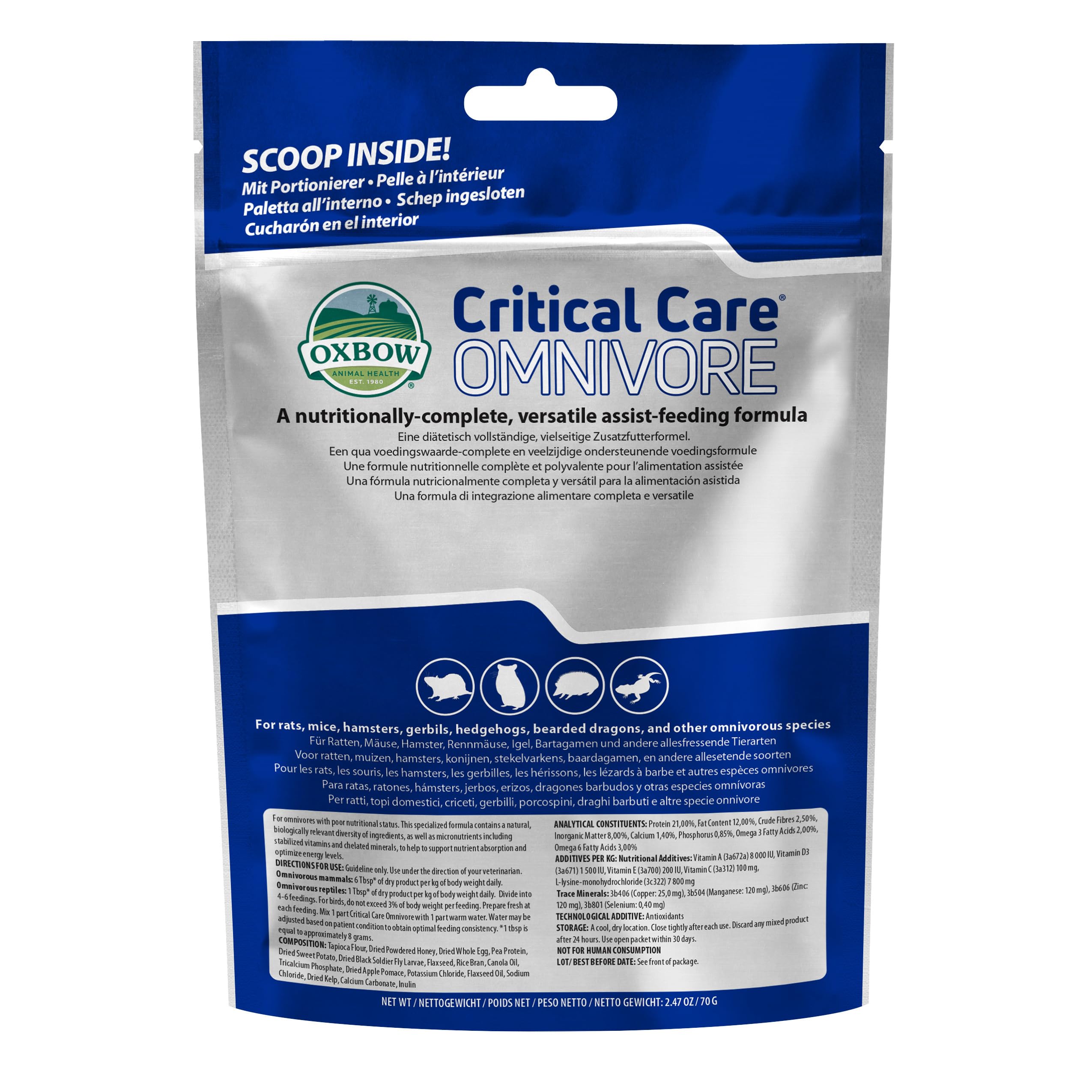 Oxbow emballage face montrant produit et utilisation facile