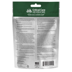 Oxbow Critical Care poudre zoom mettant en évidence la texture riche en fibres pour digestion