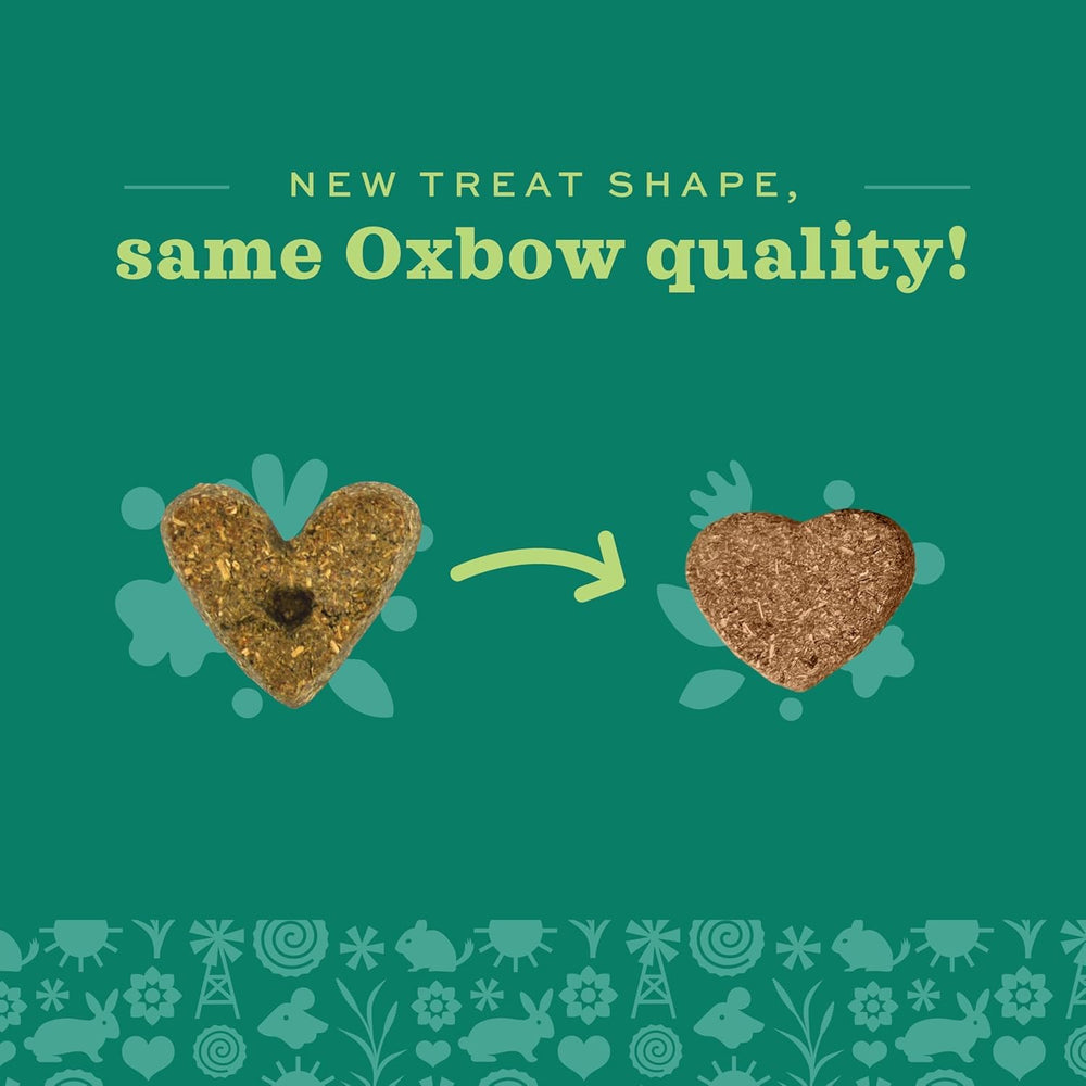 Oxbow friandises dispersées dans une cage stimulant l'exploration et le fouissage