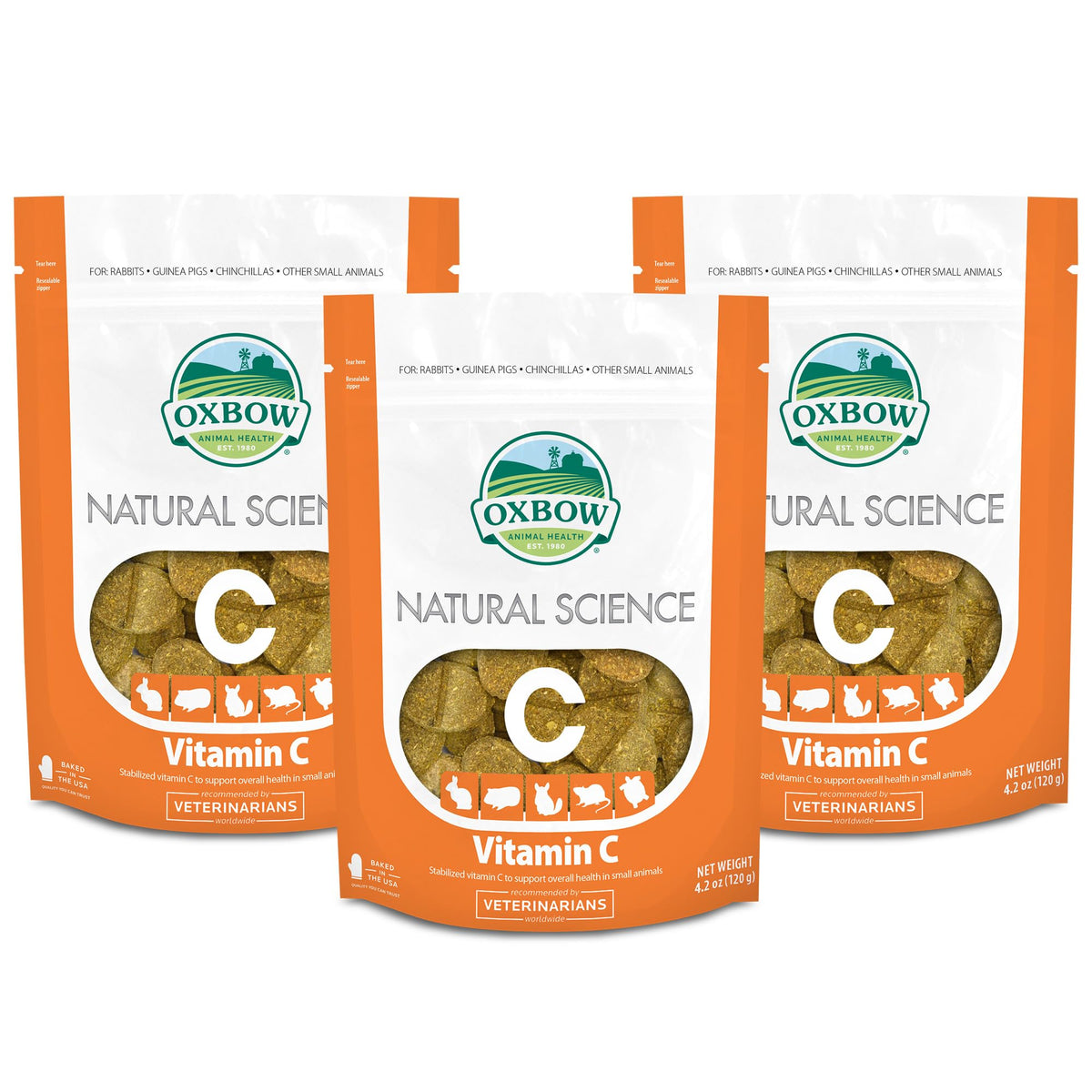 Oxbow emballage avant montrant le produit et bénéfice nutritionnel