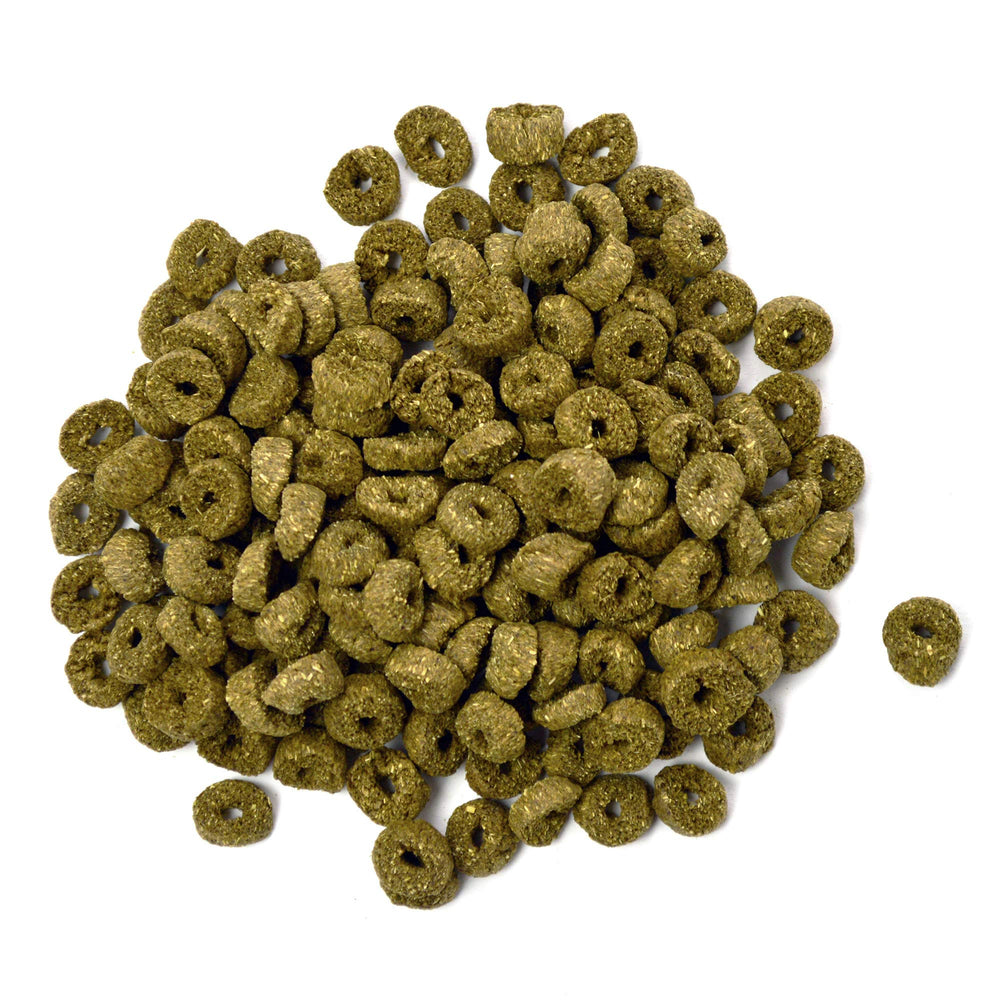 Oxbow ouverture du sac révélant pellets frais pour conservation