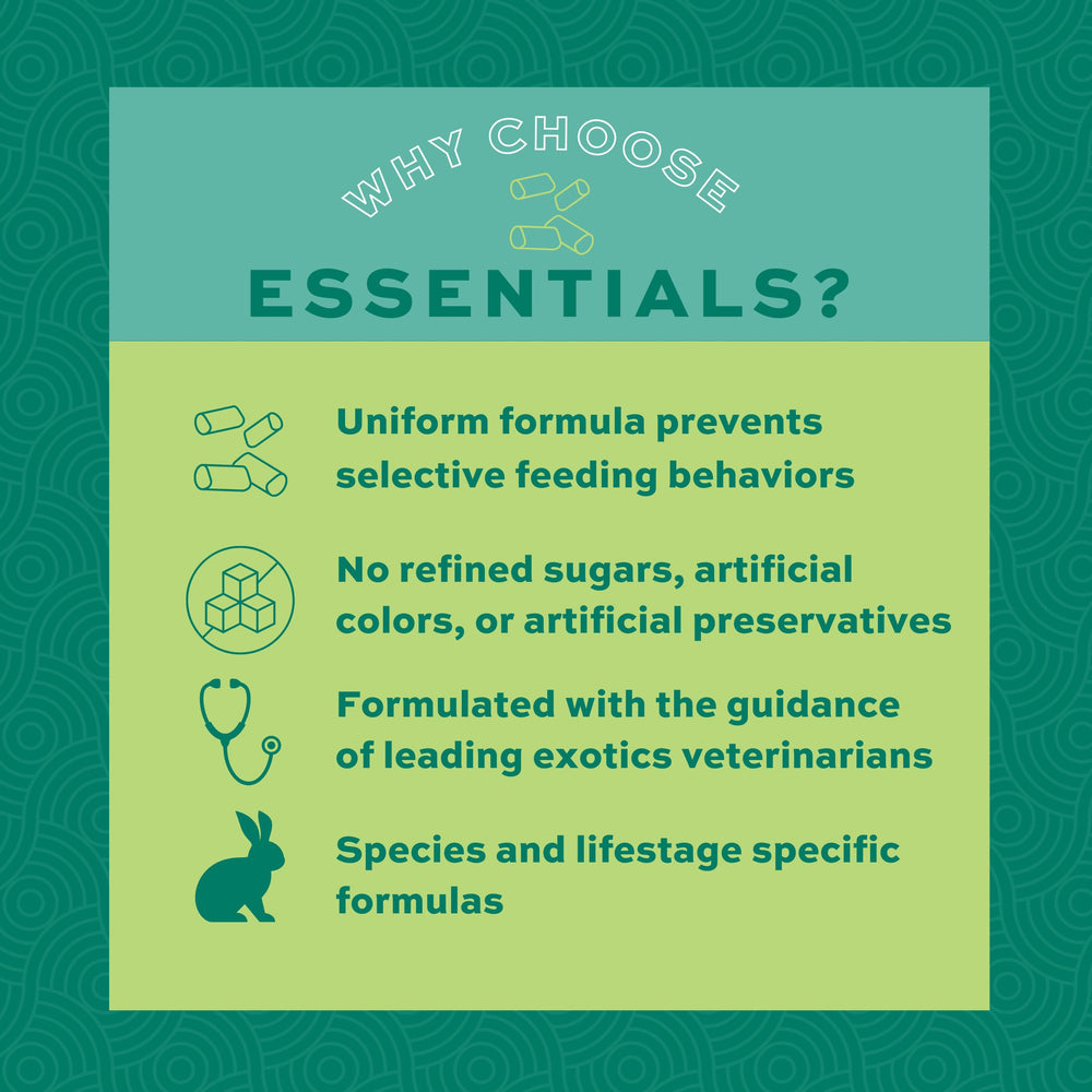 Oxbow zoom sur étiquette nutritionnelle et instructions de ration