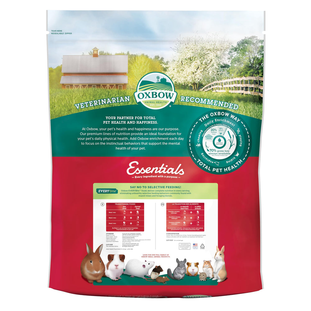 Oxbow gros plan des granulés uniformes pour prévention de sélection