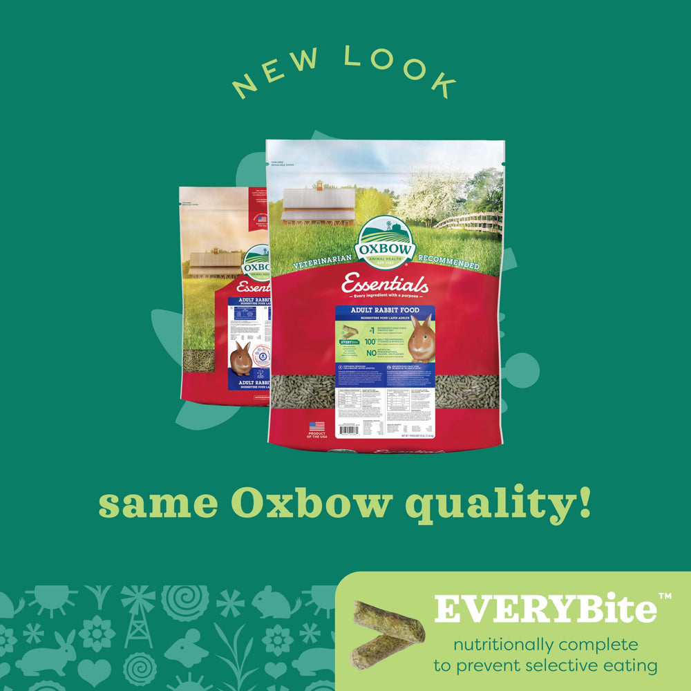 Oxbow ingrédients principaux listés pour transparence nutritionnelle