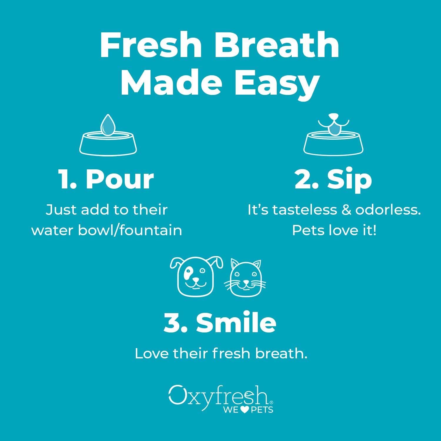 Oxyfresh étiquette ingrédients affichant la qualité et transparence