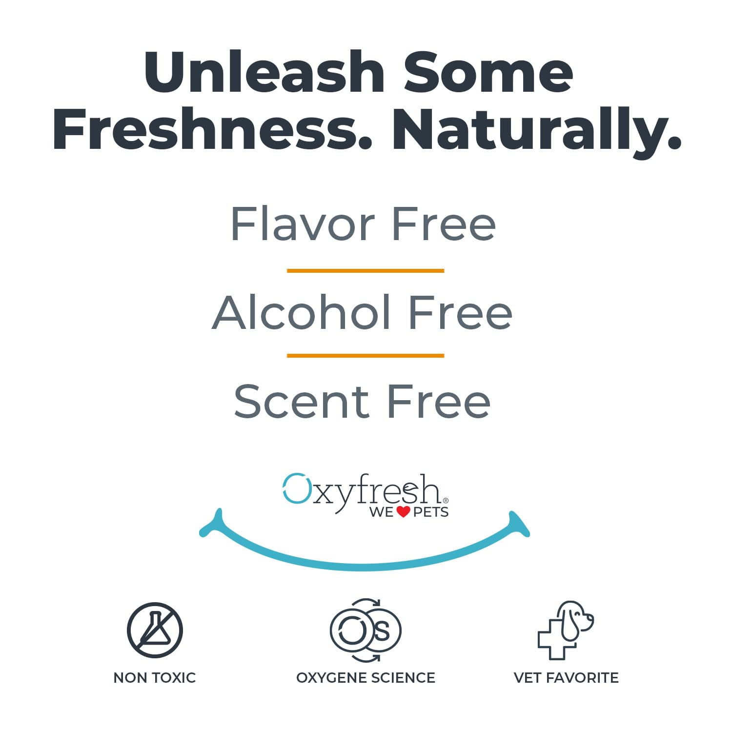 Flacon Oxyfresh posé sur une table de salle de bain, prêt à l’utilisation quotidienne