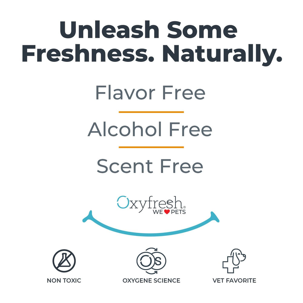 Flacon Oxyfresh posé sur une table de salle de bain, prêt à l’utilisation quotidienne