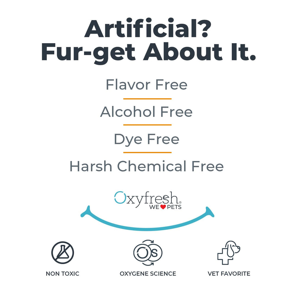 Oxyfresh style de vie chien et chat ensemble, favorise haleine fraîche