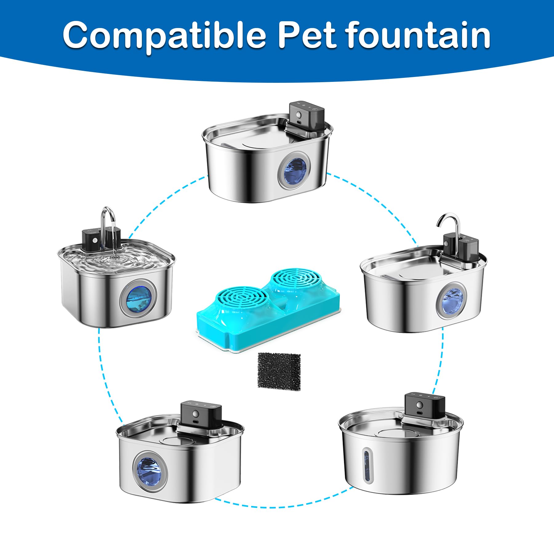 OYES filtre gros plan textures coton et charbon pour filtration efficace