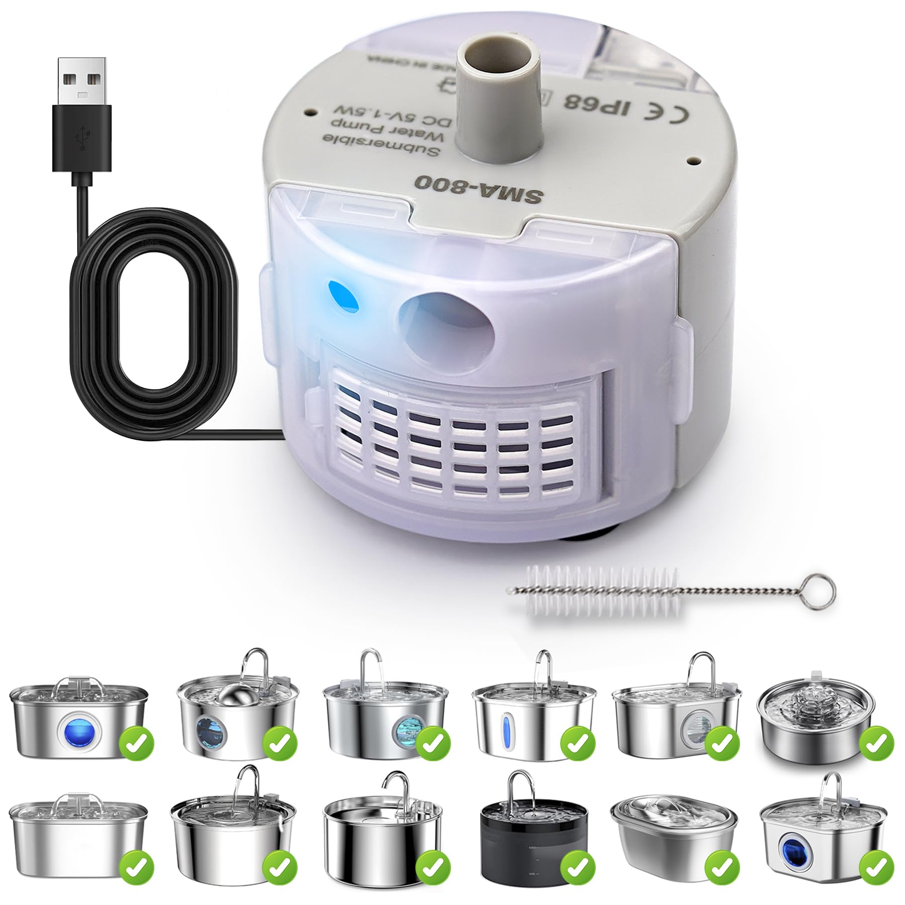 OYES pompe SMA-800 face avant montrant design compact et installation aisée