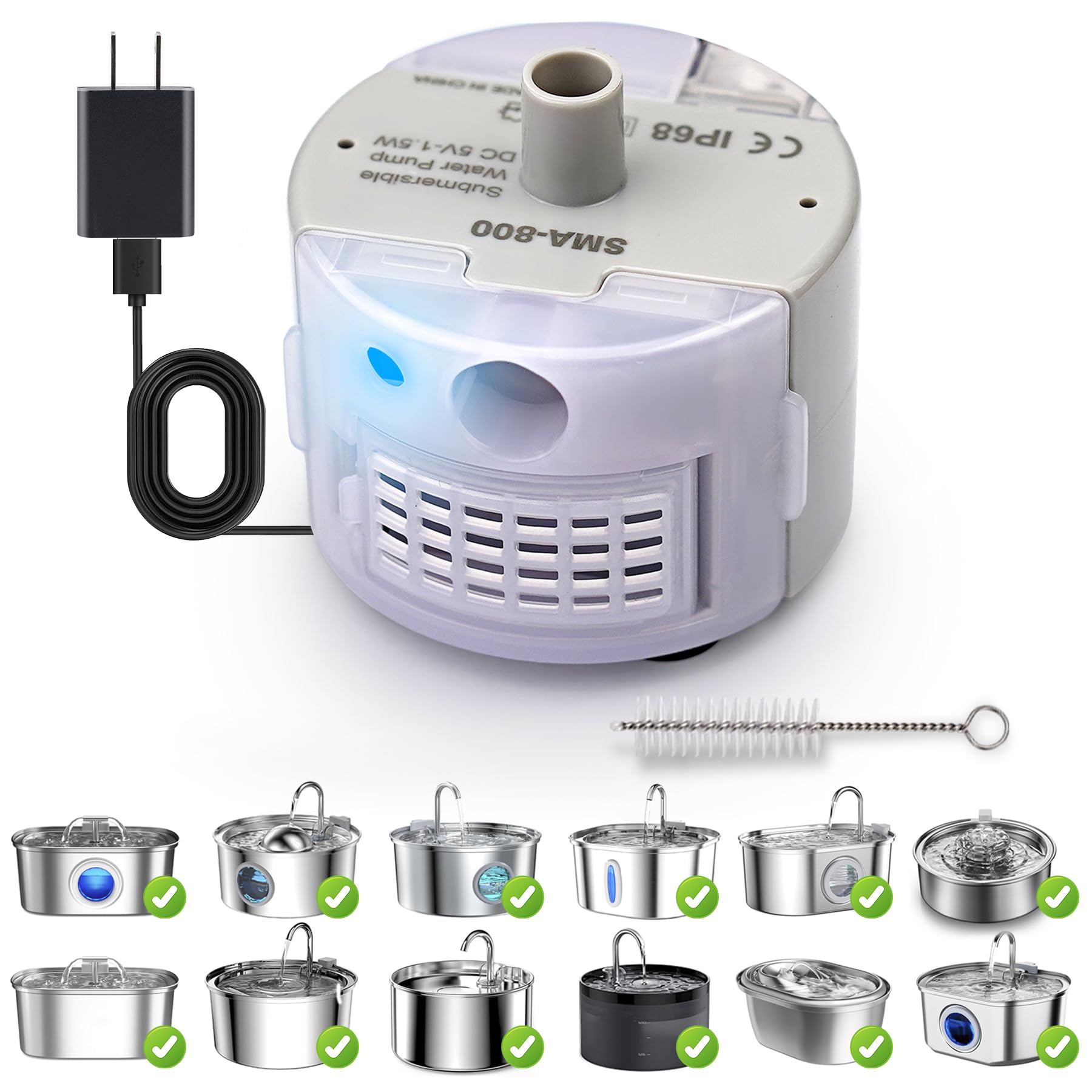 OYES pompe SMA-800 vue avant montrant fixation facile et débit fiable