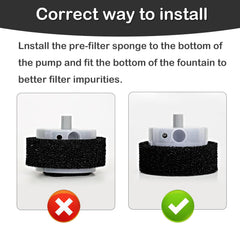 Pompe OYES SMA-800 installée dans une fontaine en action assurant flux d'eau constant