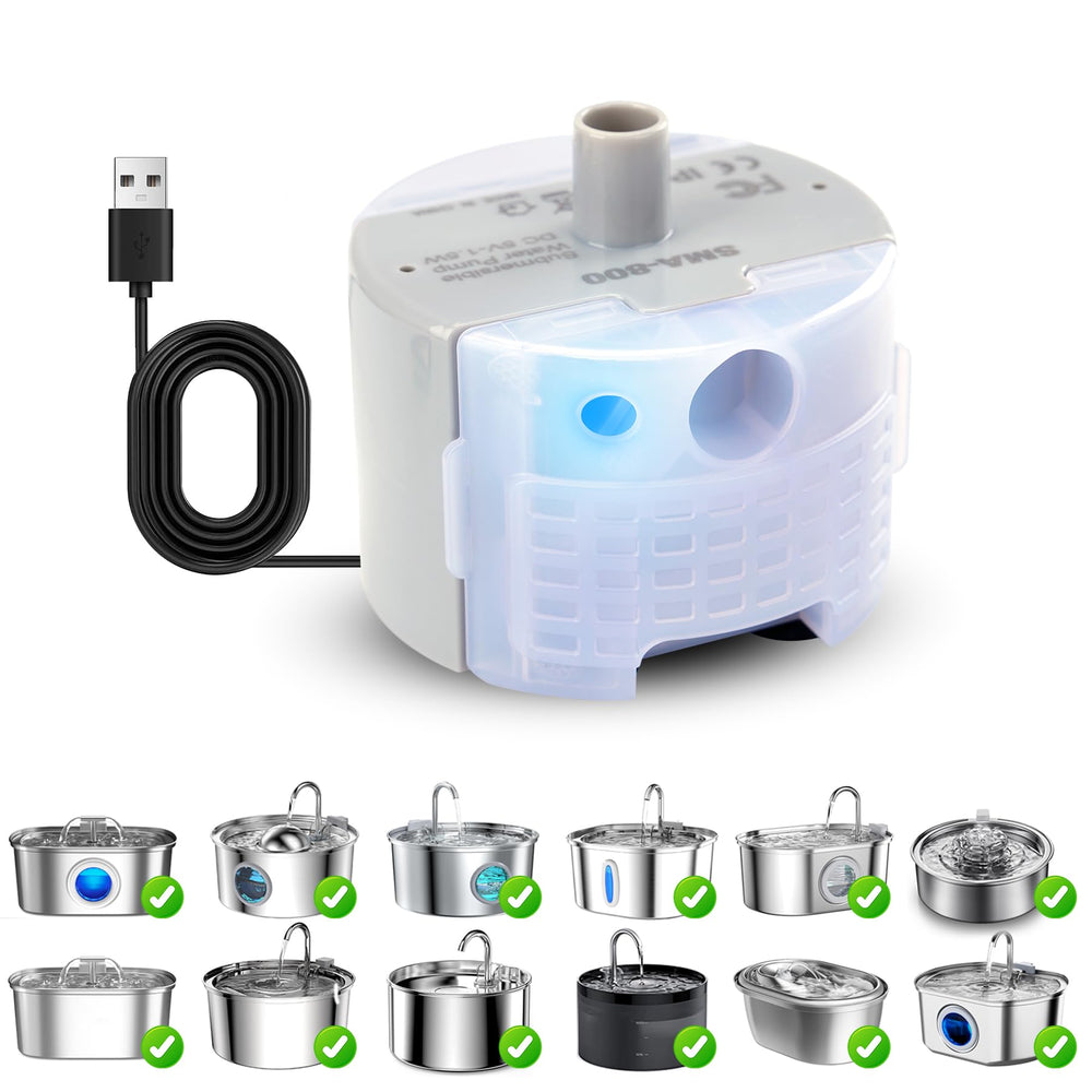 Pompe OYES SMA-800 face avant montrant l'étiquette et la construction robuste pour fiabilité