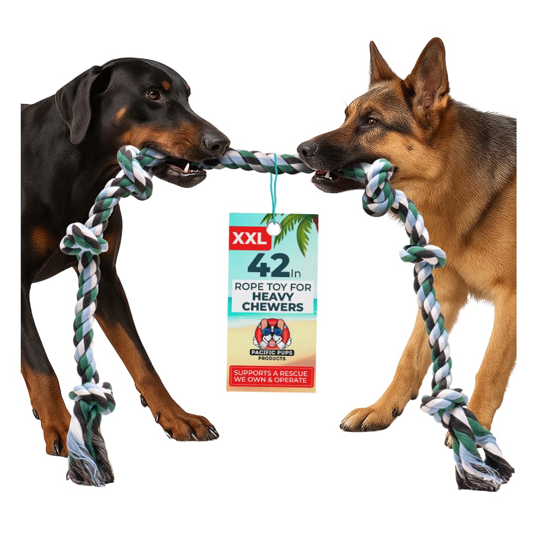 Pacific Pups Products corde géante vue avant offrant une prise sûre