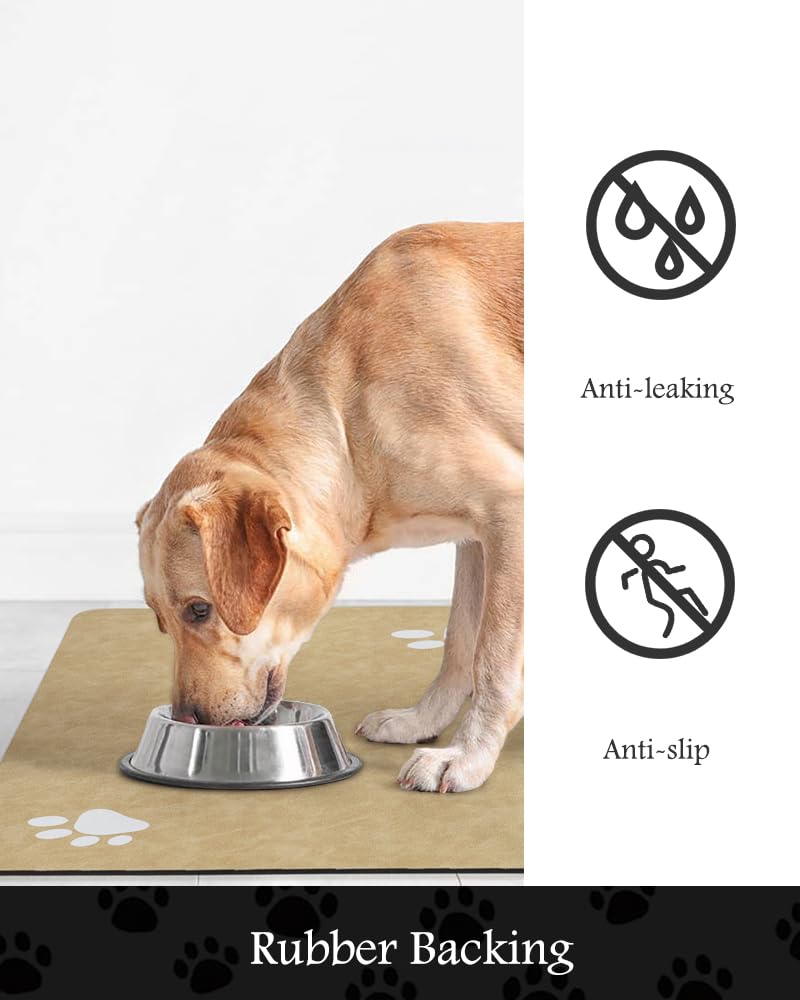 PADOOR tapis comparaison taille 12x19 pouces idéal pour coins repas